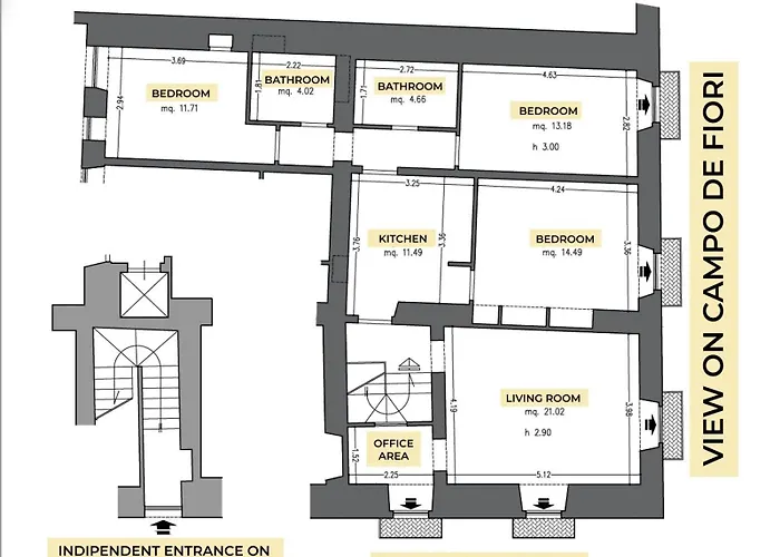 Exclusive 3br With View Over Campo De Fiori Irex * רומא